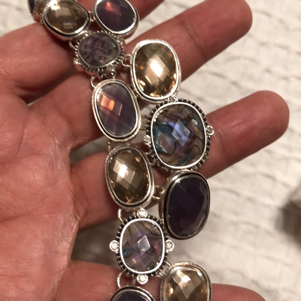 Necklace and earrings